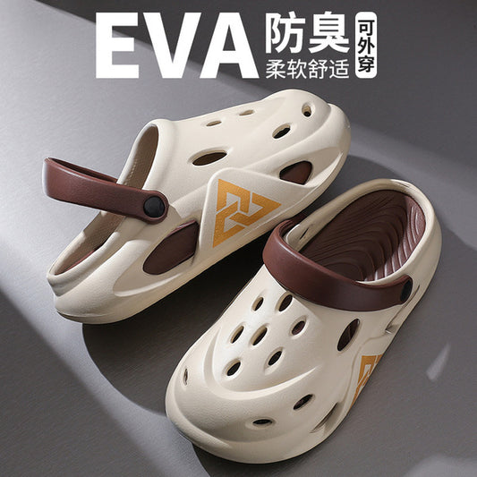 Sabrone Man's Crocs- Khaki Colour