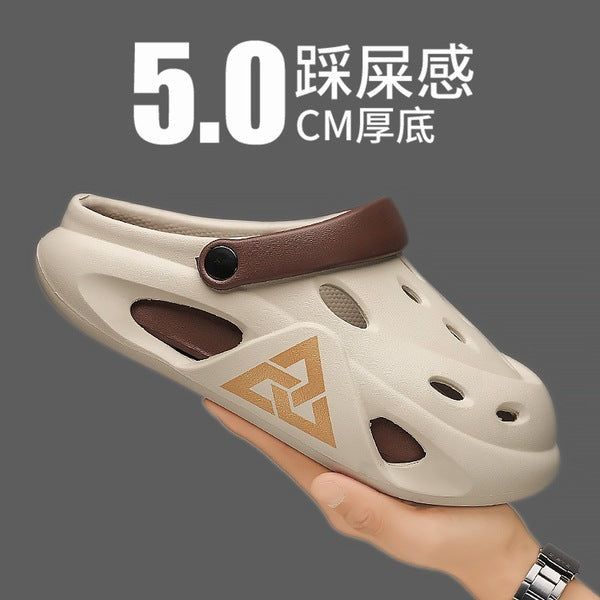 Sabrone Man's Crocs- Khaki Colour