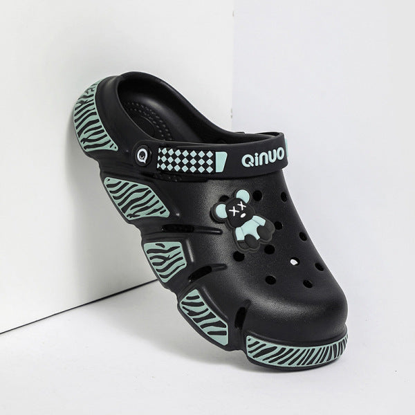 Sabr One- AeroStep Soft Comfort Crocs For Man- Black Colour