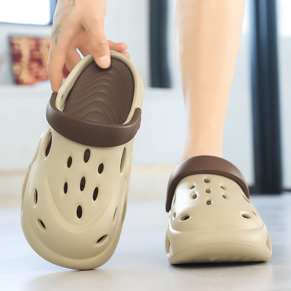 Sabrone Man's Crocs- Khaki Colour