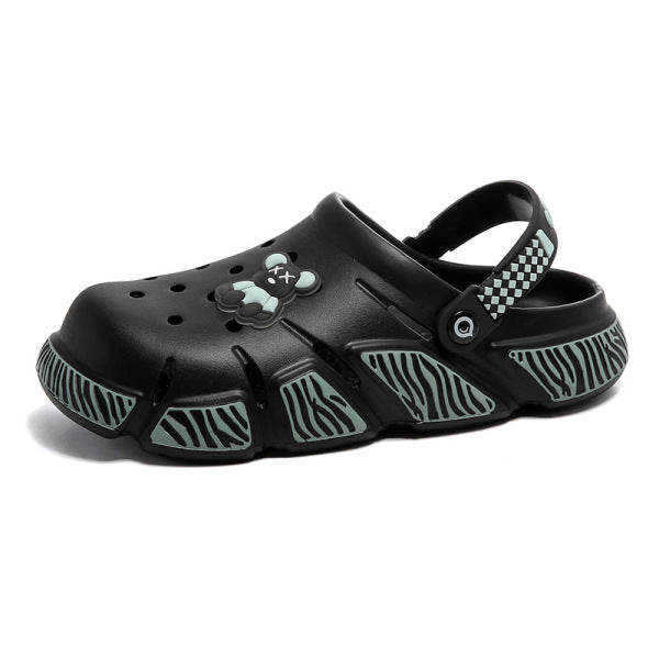 Sabr One- AeroStep Soft Comfort Crocs For Man- Black Colour