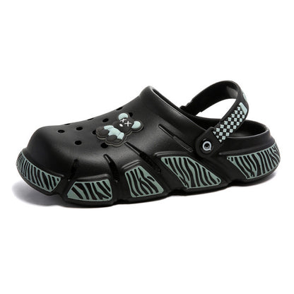 Sabr One- AeroStep Soft Comfort Crocs For Man- Black Colour